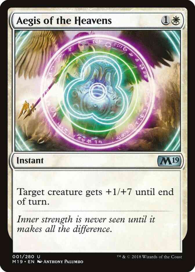 Aegis of the Heavens [Core Set 2019] [Non-Foil]
