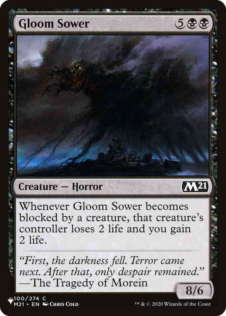 Gloom Sower [M21-100] [The List] [Non-Foil]