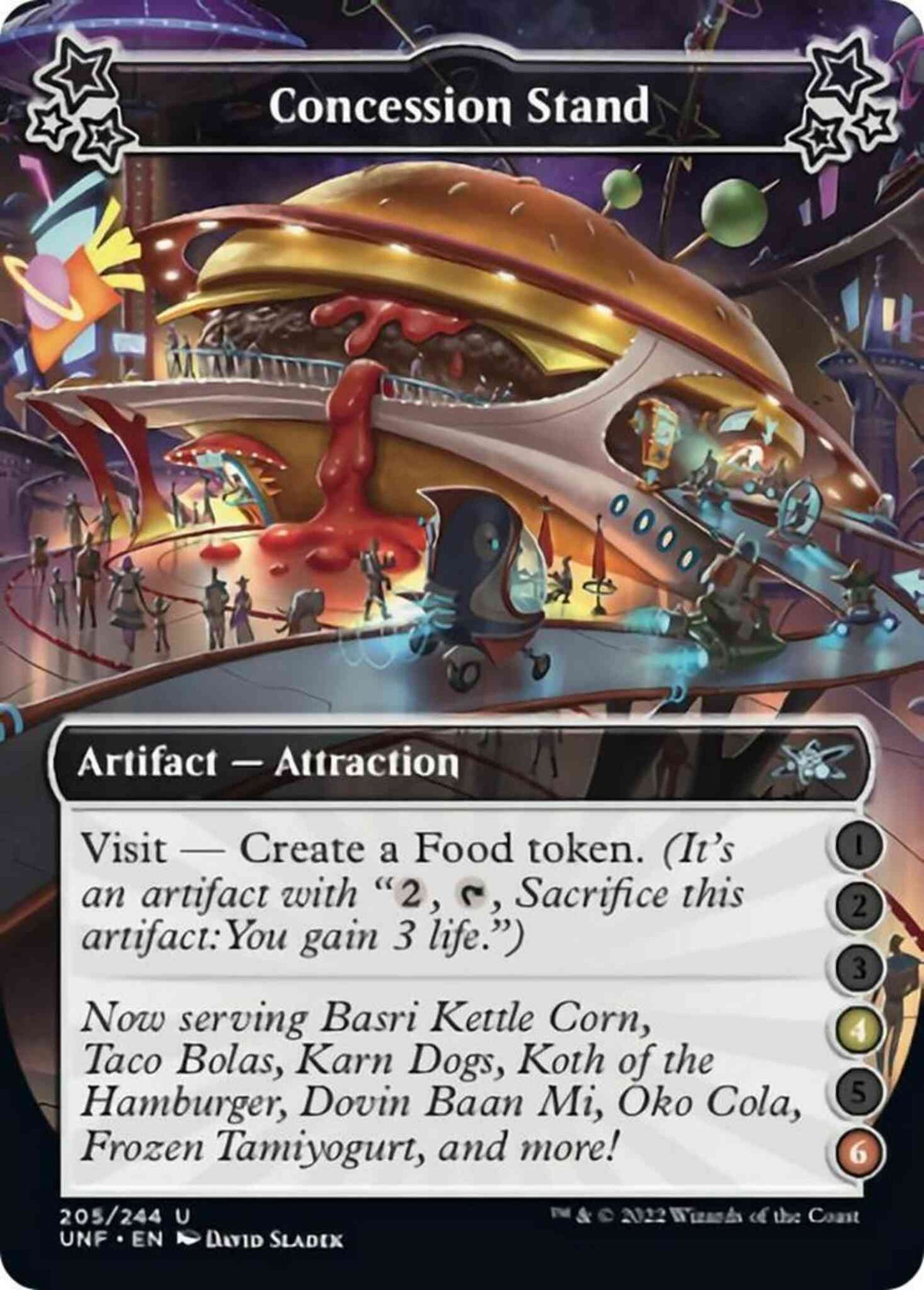 Concession Stand (4/6) [205c] [Borderless] [Unfinity] [Non-Foil]