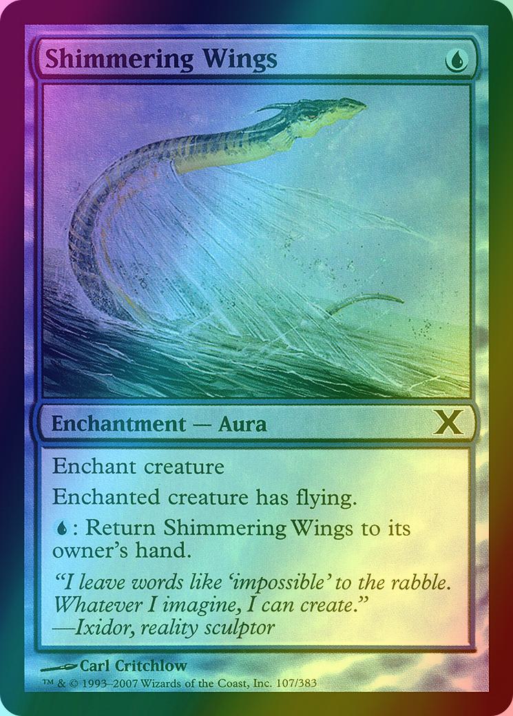 Shimmering Wings [107] [Tenth Edition] [Foil]