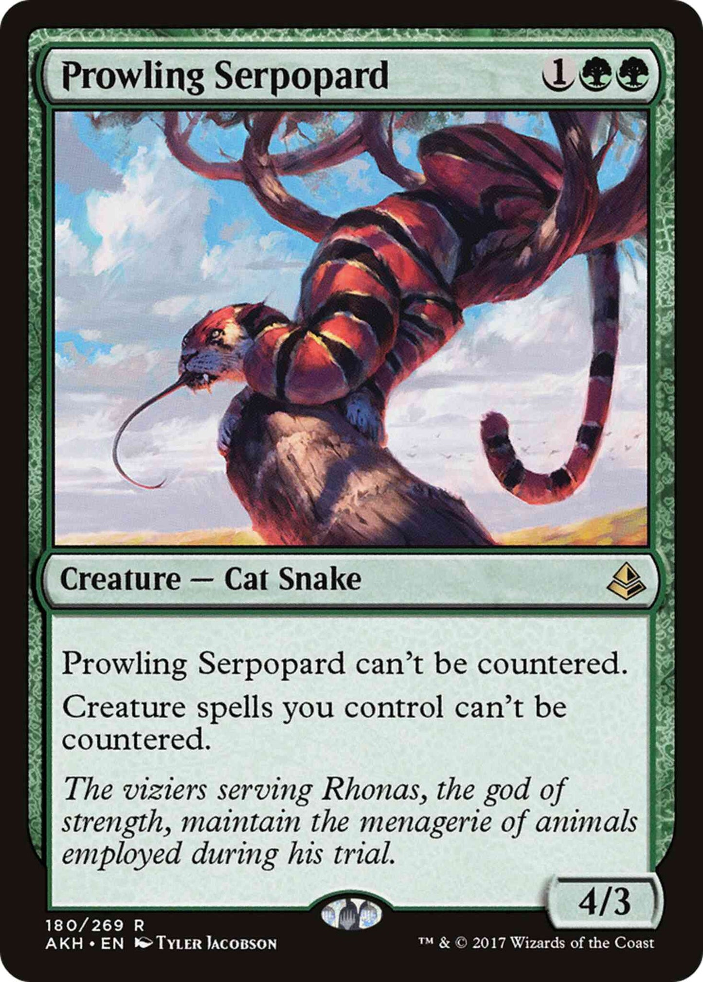 Prowling Serpopard [180] [Amonkhet] [Non-Foil]