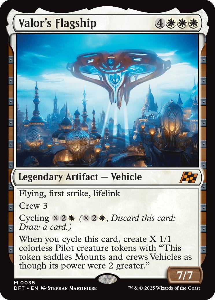 Valor's Flagship [35] [Aetherdrift] [Non-Foil]