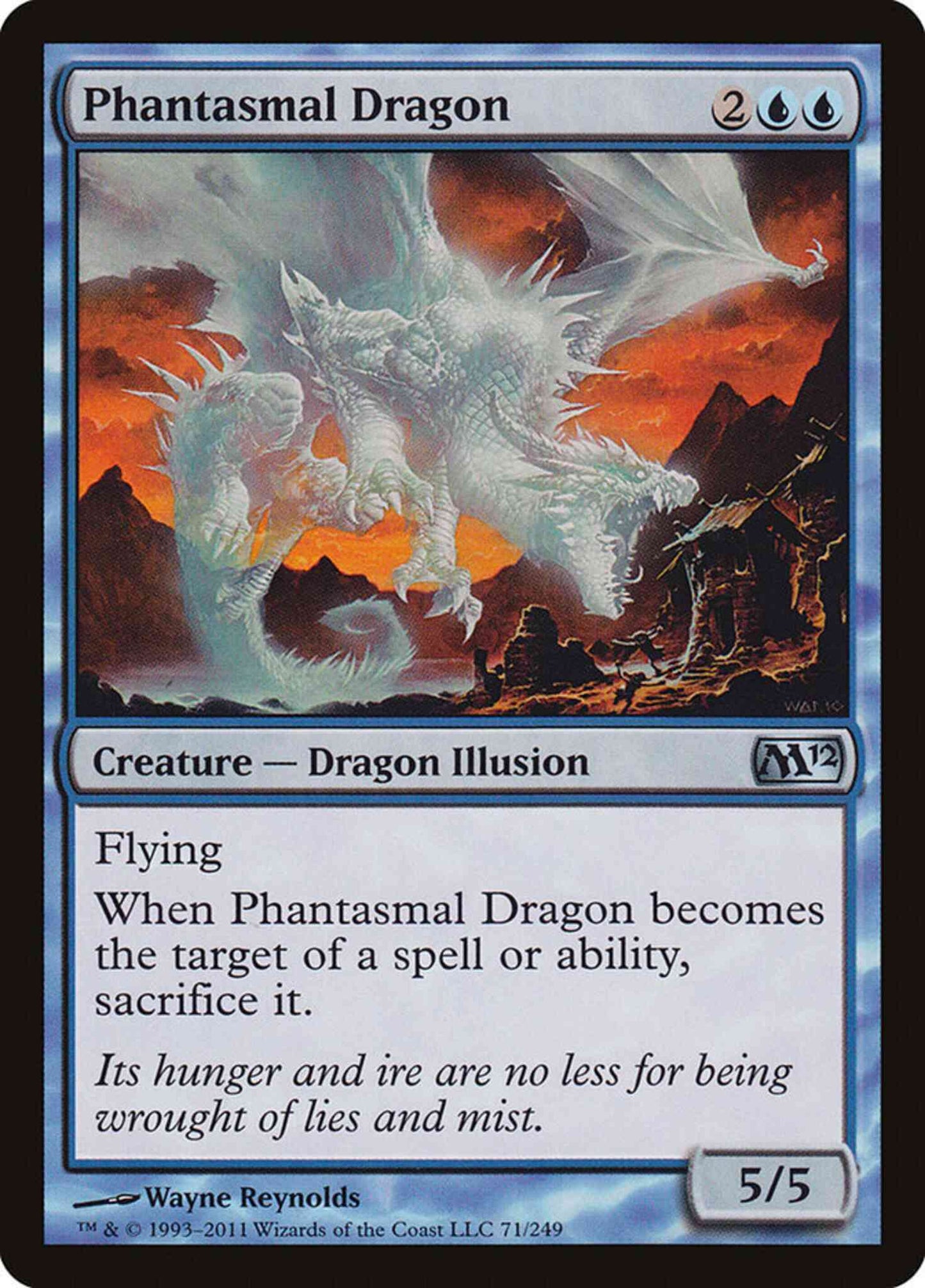 Phantasmal Dragon [71] [Magic 2012] [Non-Foil]