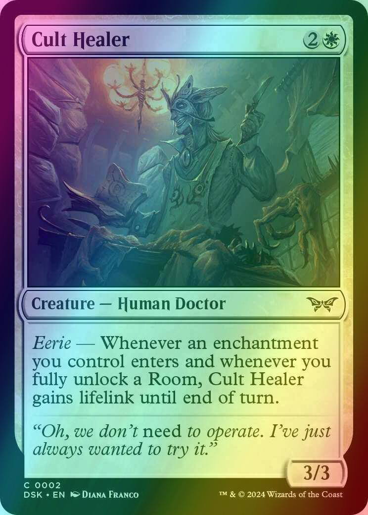 Cult Healer [2] [Duskmourn: House of Horror] [Foil]