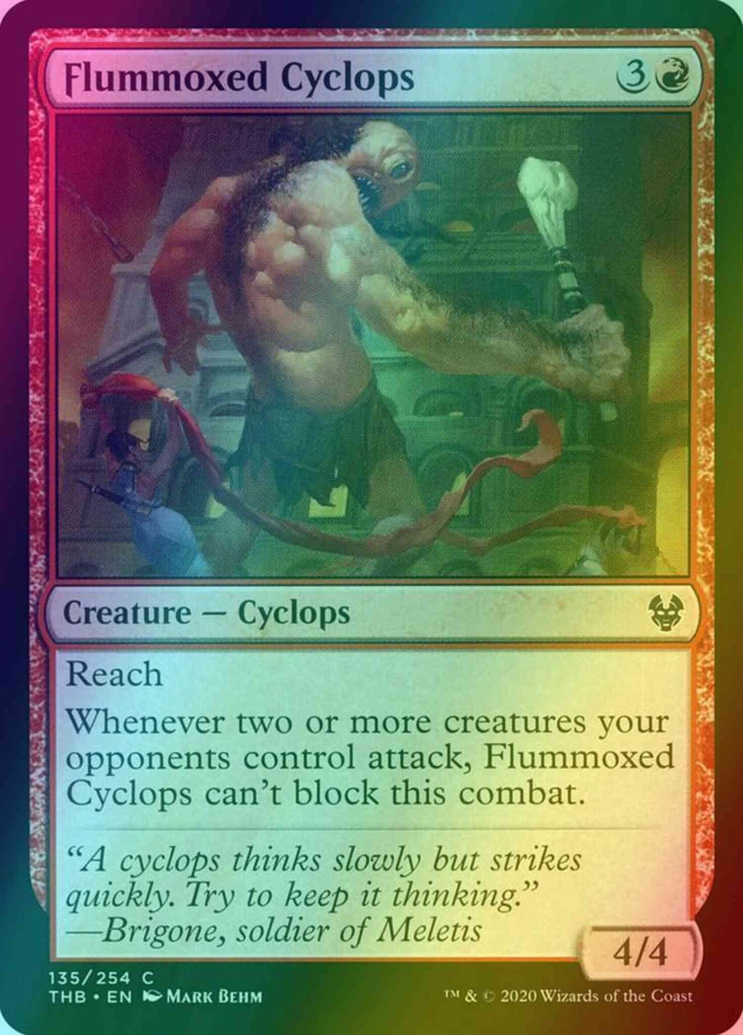 Flummoxed Cyclops [135] [Theros Beyond Death] [Foil]