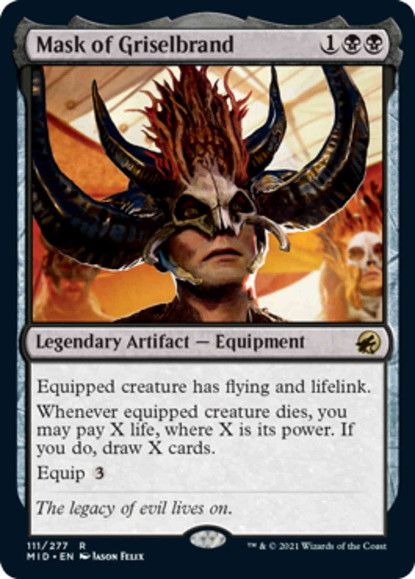 Mask of Griselbrand [111] [Innistrad: Midnight Hunt] [Non-Foil]
