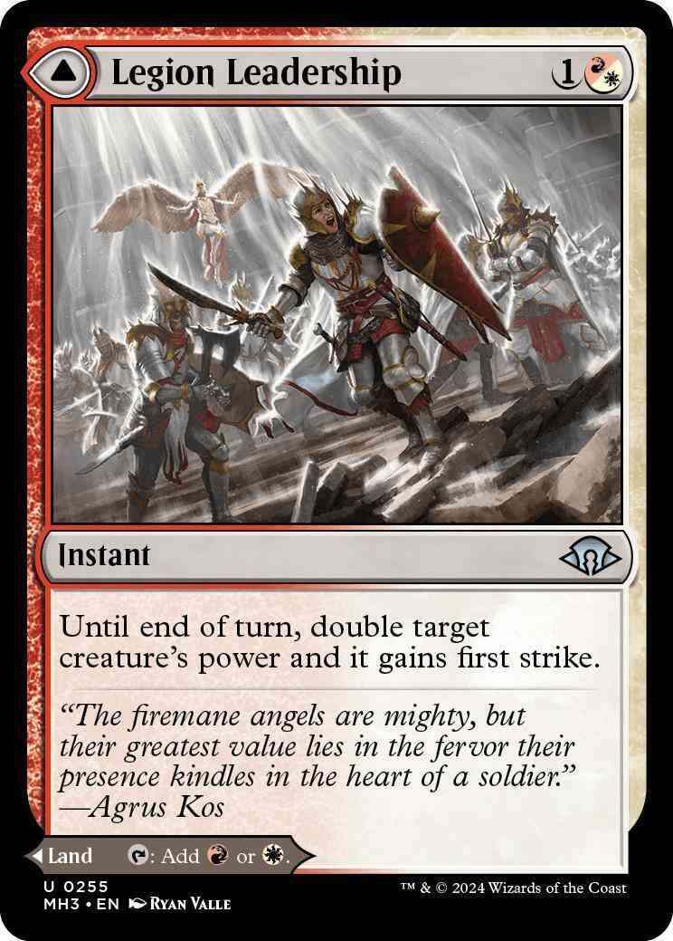 Legion Leadership // Legion Stronghold [255] [Modern Horizons 3] [Non-Foil]