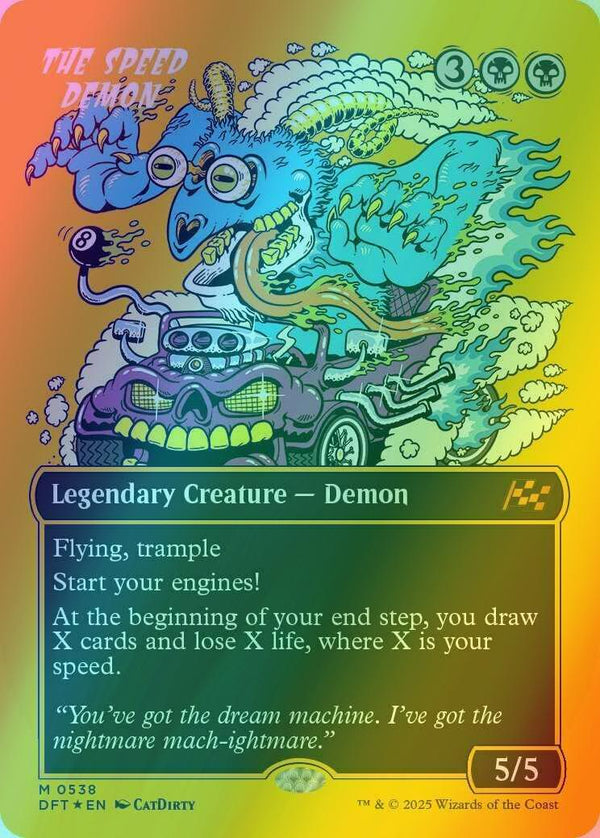 The Speed Demon [538] [Borderless] [Rude Rider] [Aetherdrift] [First-place Foil]