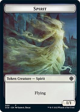 Bird Token (02) // Spirit Token (09) [Starter Commander Decks: Tokens] [Non-Foil]