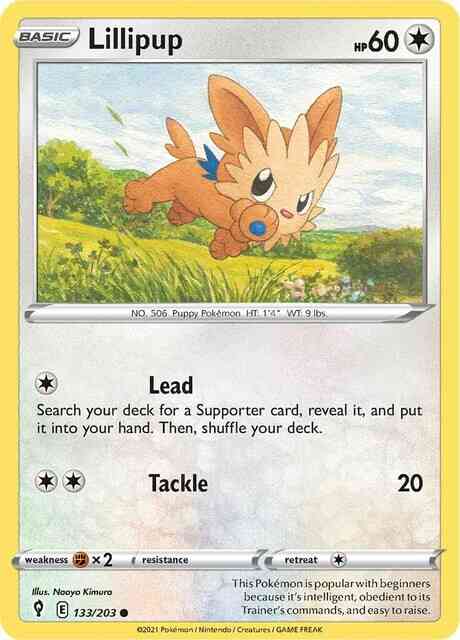 Lillipup - 133/203 - Common [swsh7-133] [Non-Holo]