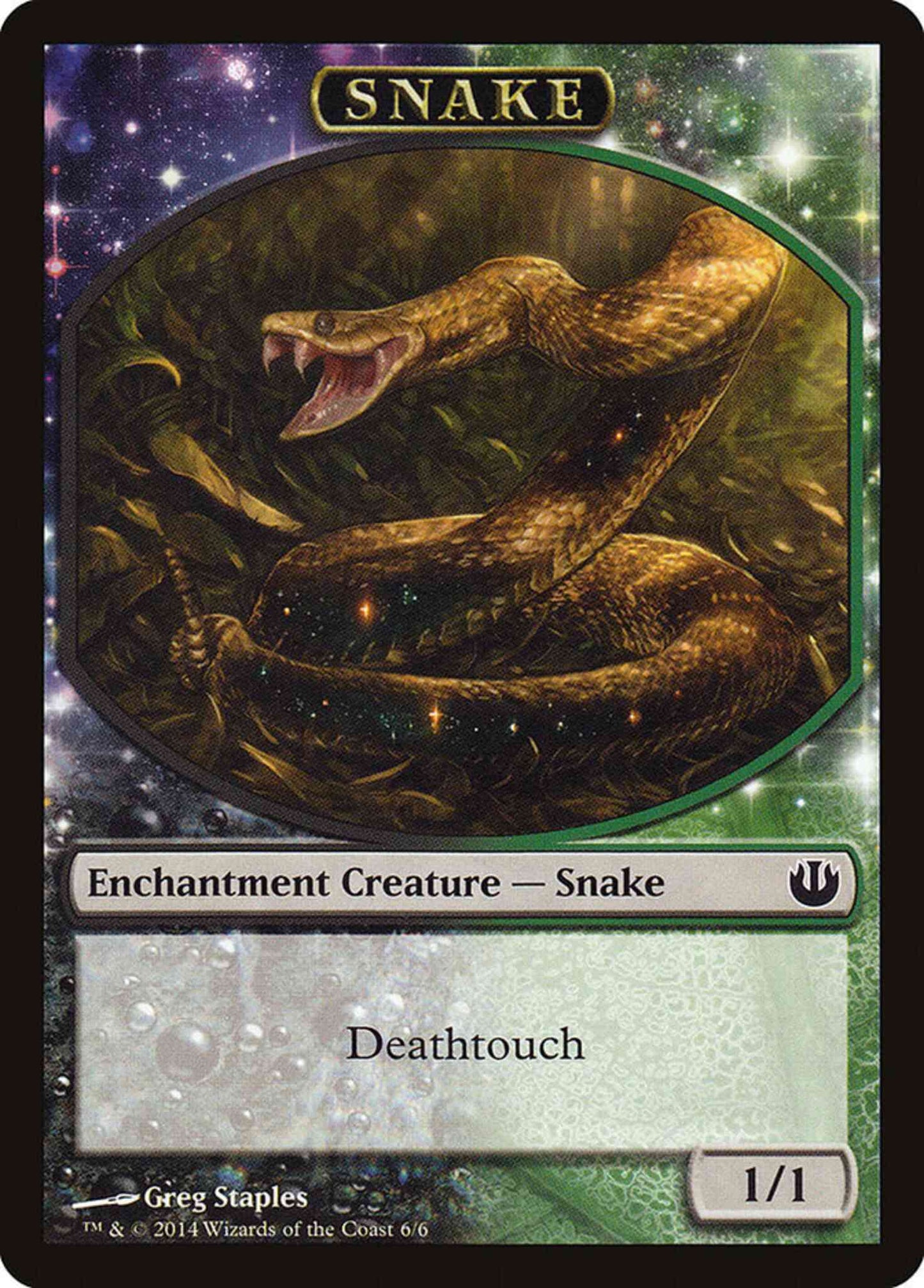Snake Token [06] [Journey into Nyx Tokens] [Non-Foil]