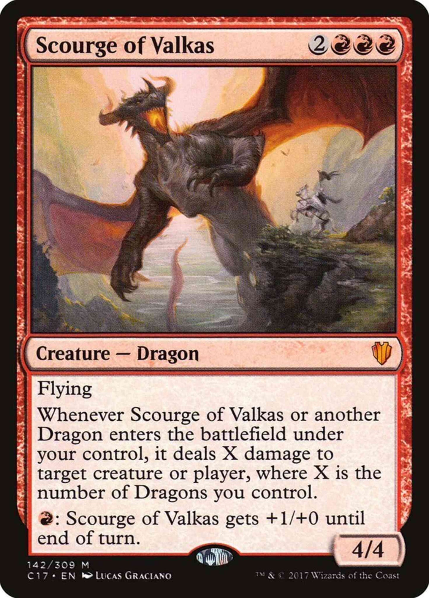 Scourge of Valkas [142] [Commander 2017] [Non-Foil]