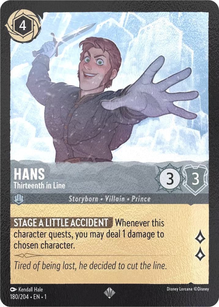 Hans - Thirteenth in Line - 180/204 [The First Chapter] [Cold Foil]