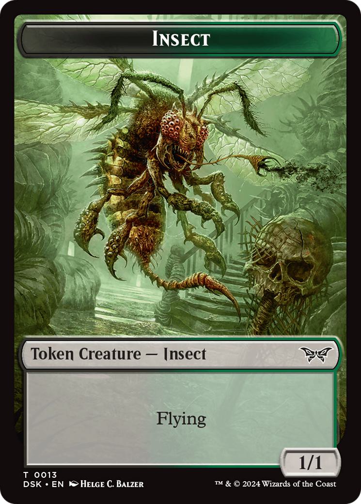 Insect Token [13] [Duskmourn: House of Horror: Tokens] [Non-Foil]