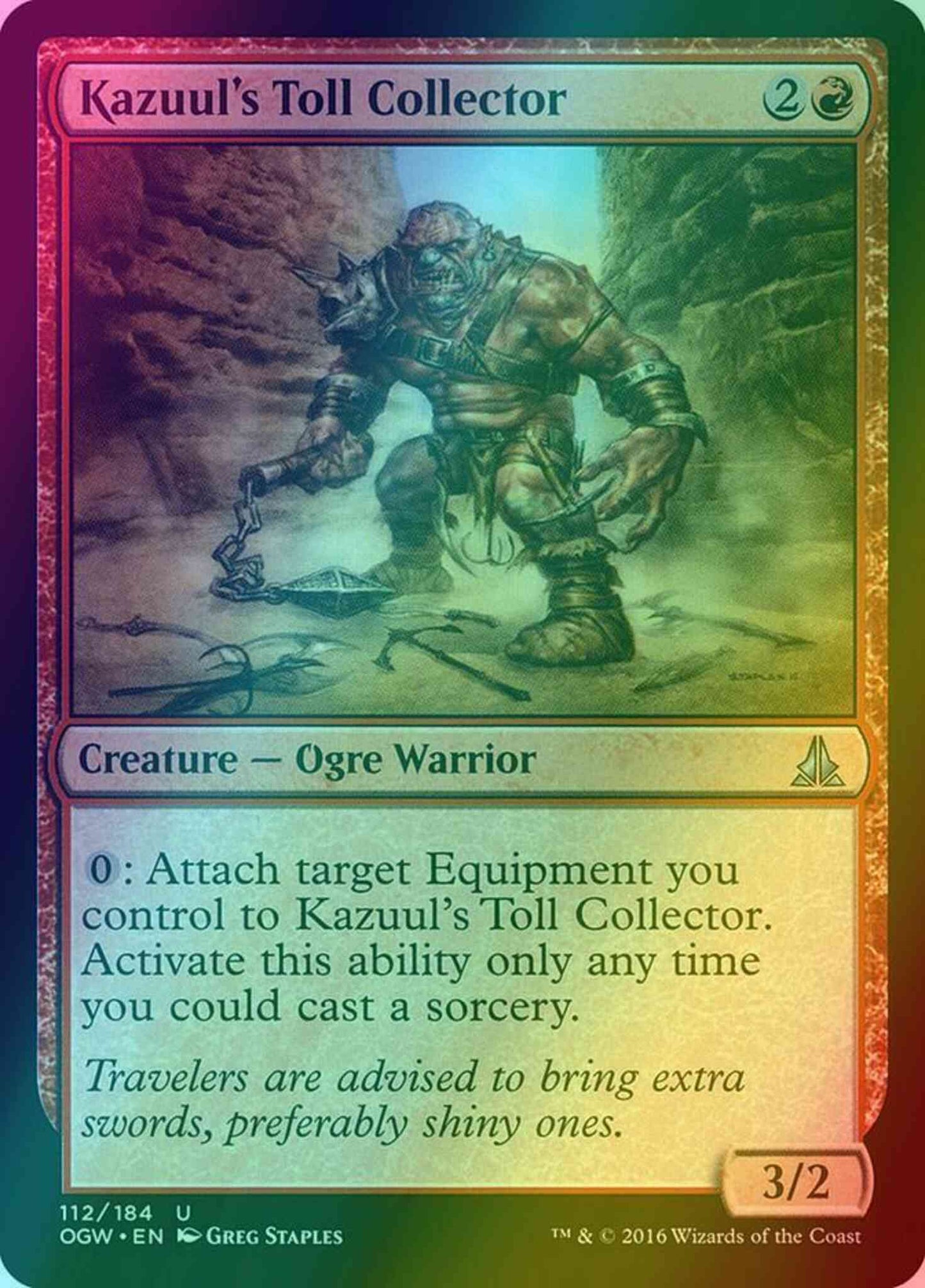 Kazuul's Toll Collector [112] [Oath of the Gatewatch] [Foil]