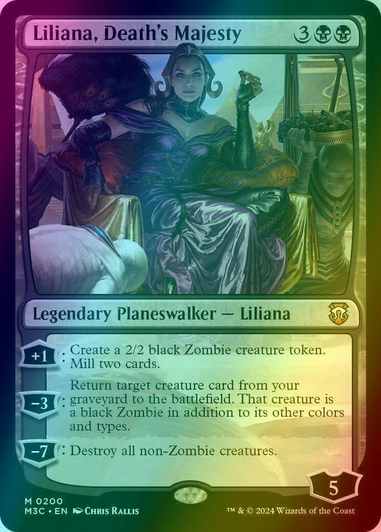 Liliana, Death's Majesty [200] [Modern Horizons 3: Commander] [Ripple Foil]