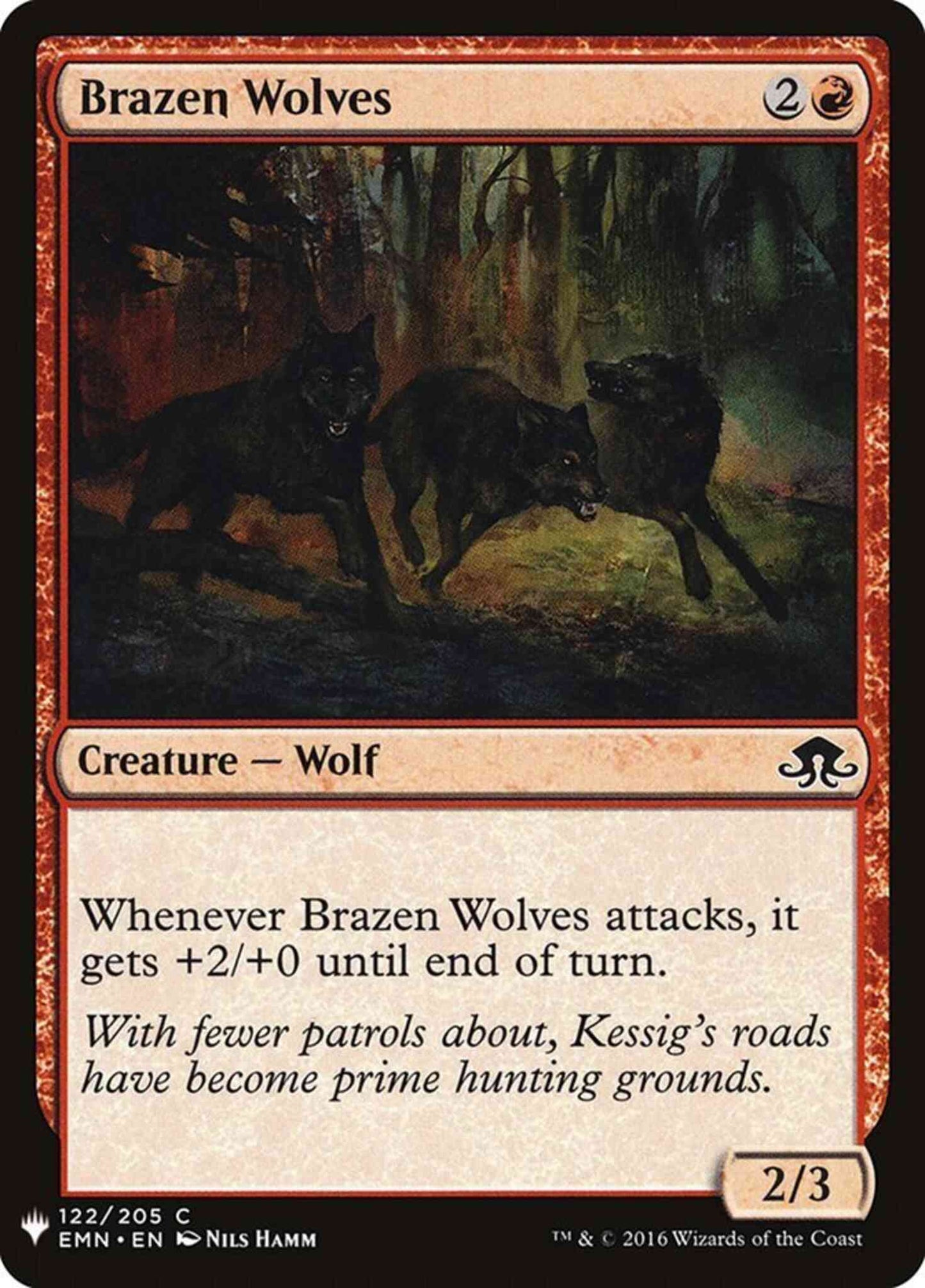 Brazen Wolves [EMN-122] [The List] [Non-Foil]