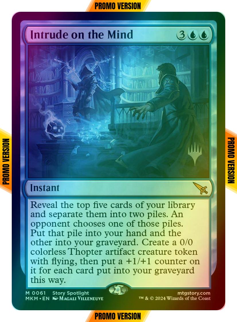 Intrude on the Mind [61p] [Promo Pack] [Murders at Karlov Manor: Promos] [Foil]