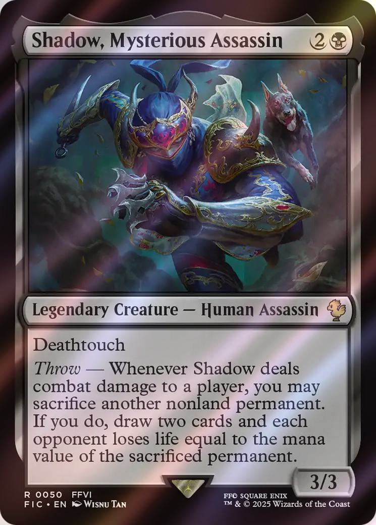 Shadow, Mysterious Assassin [50] [FINAL FANTASY: Commander] [Surge Foil]