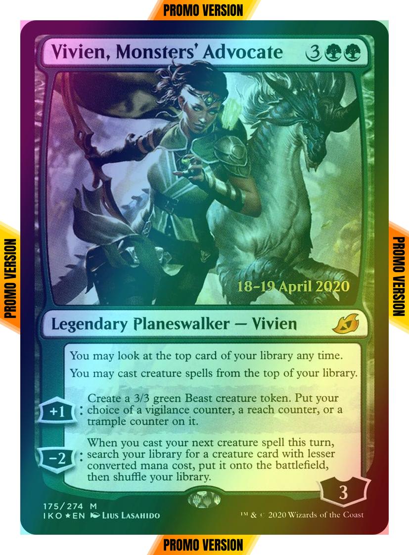 Vivien, Monsters' Advocate [Prerelease] [175s] [Ikoria: Lair of Behemoths Promos] [Foil]