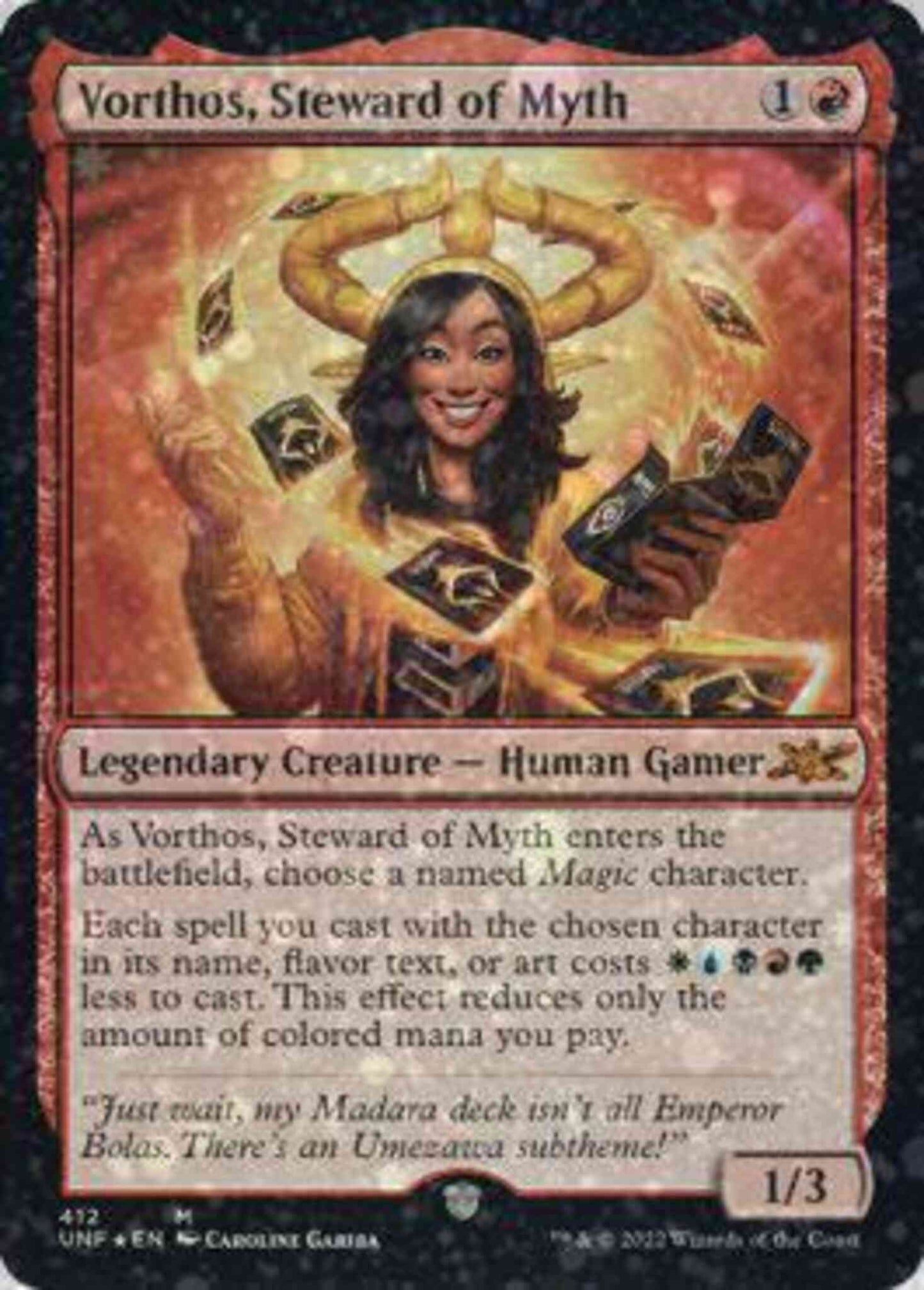 Vorthos, Steward of Myth [412] [Unfinity] [Galaxy Foil]