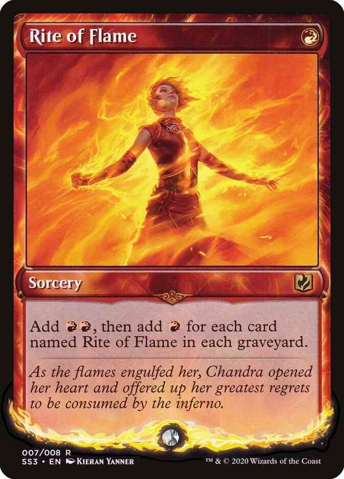 Rite of Flame [7] [Signature Spellbook: Chandra] [Foil]