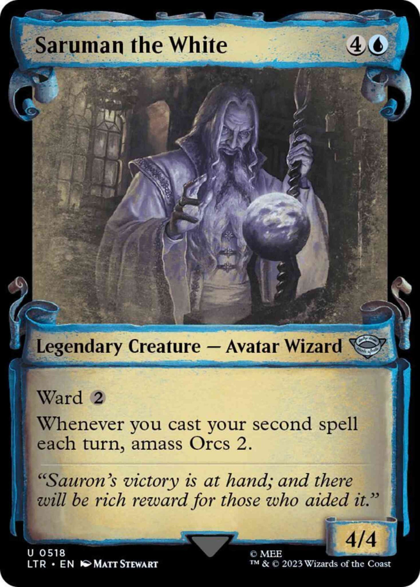 Saruman the White [518] [Scrolls Showcase] [The Lord of the Rings: Tales of Middle-earth] [Non-Foil]