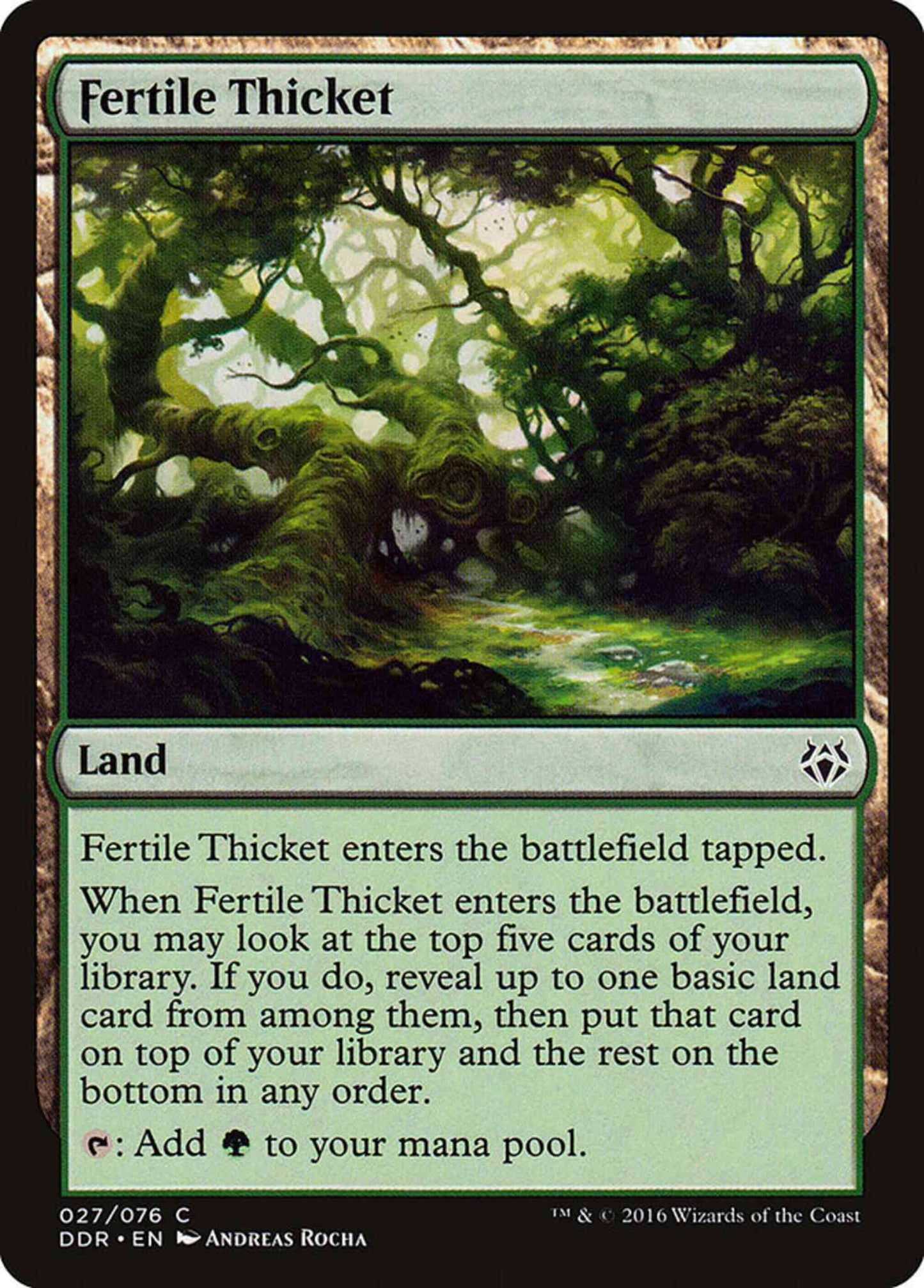 Fertile Thicket [27] [Duel Decks Nissa vs Ob Nixilis] [Non-Foil]