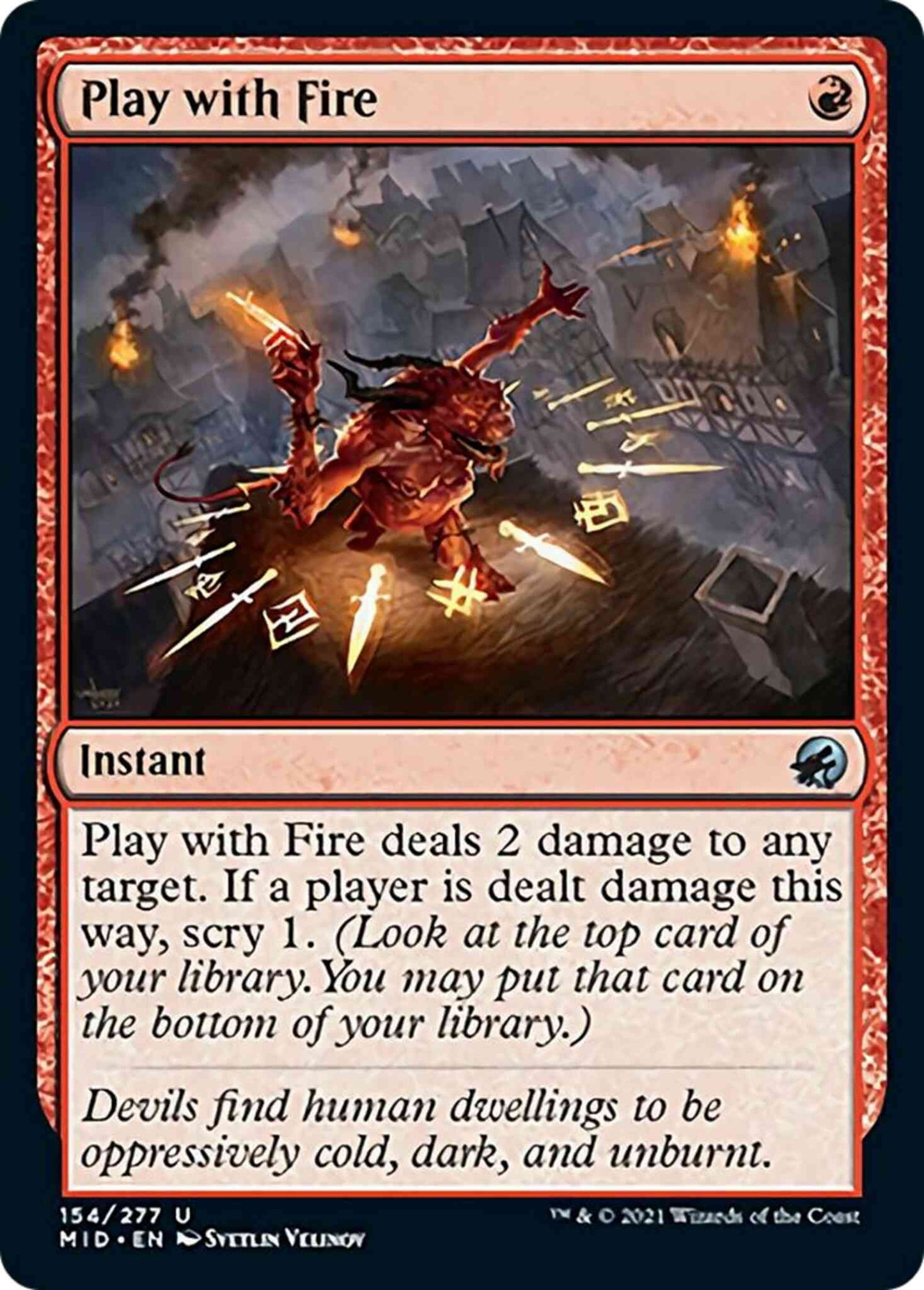 Play with Fire [154] [Innistrad: Midnight Hunt] [Non-Foil]