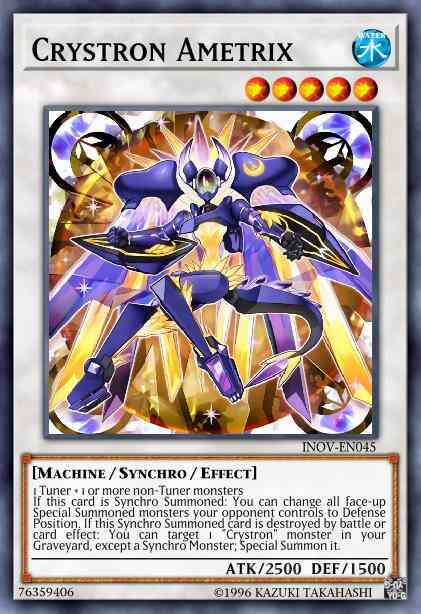 Crystron Ametrix - INOV-EN045 - Super Rare - 1st Edition