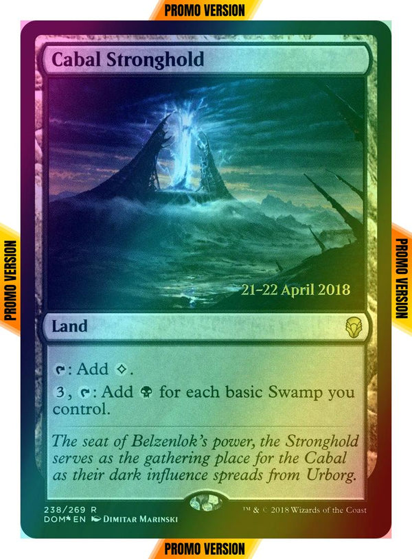 Cabal Stronghold [238s] [Dominaria Promos] [Foil]