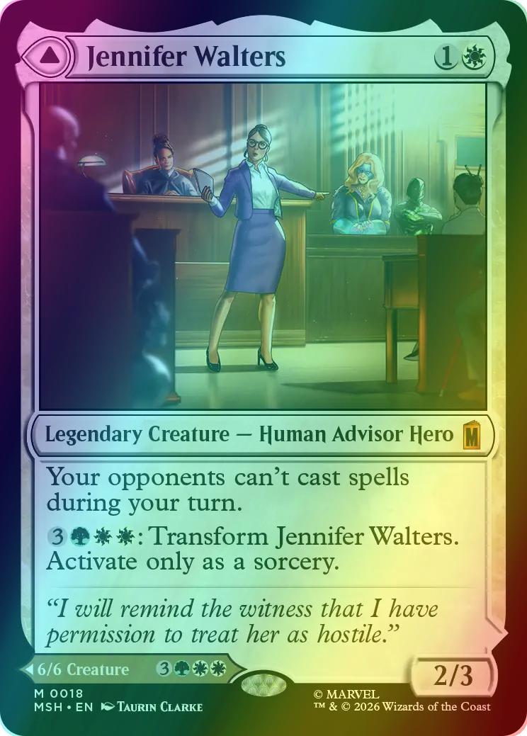 Jennifer Walters // The Sensational She-Hulk [18] [Marvel Super Heroes] [Foil]