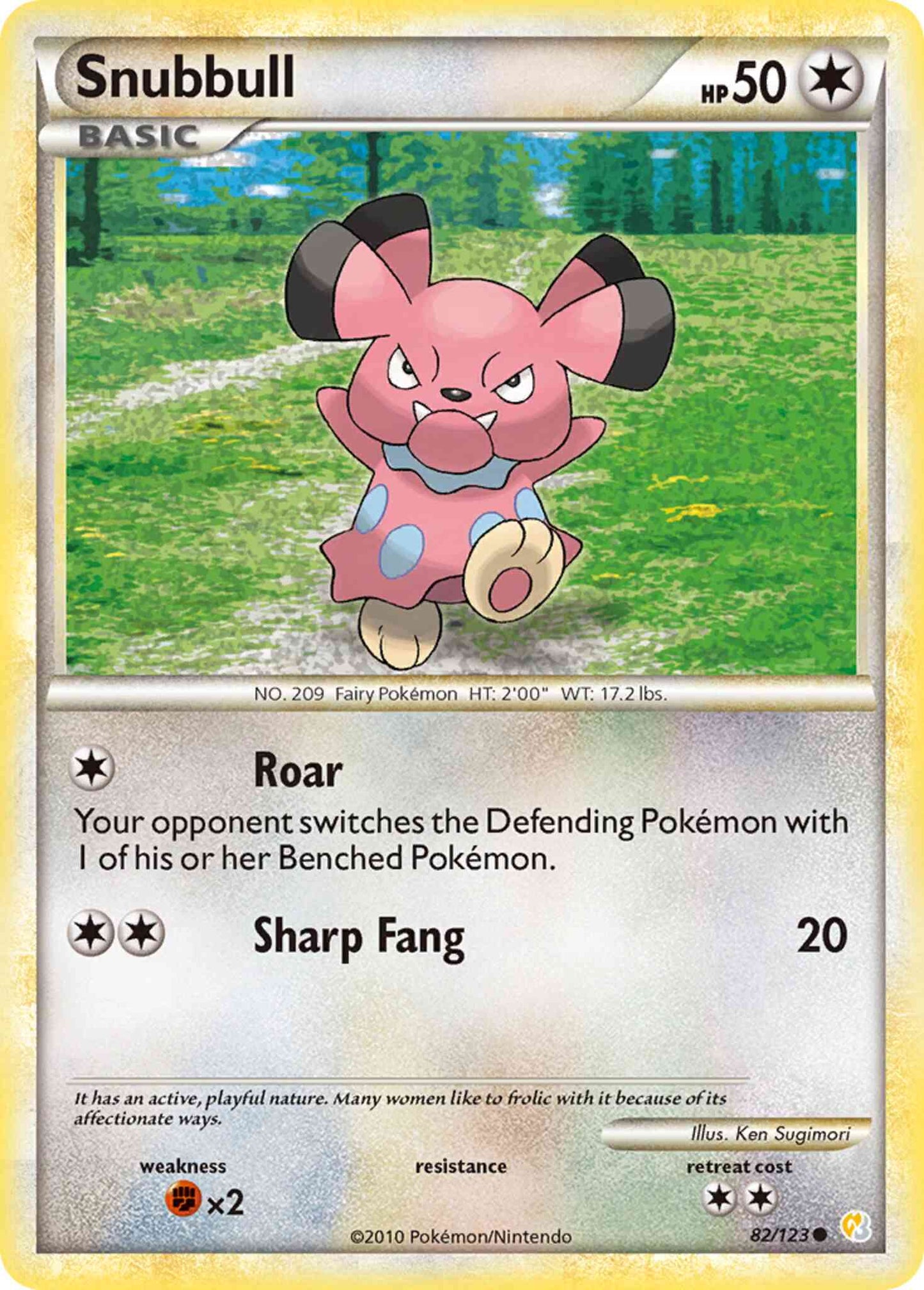 Snubbull - 82/123 - Common [hgss1-82] [Non-Holo]