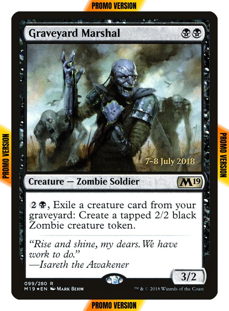 Graveyard Marshal [99s] [Core Set 2019 Promos] [Foil]