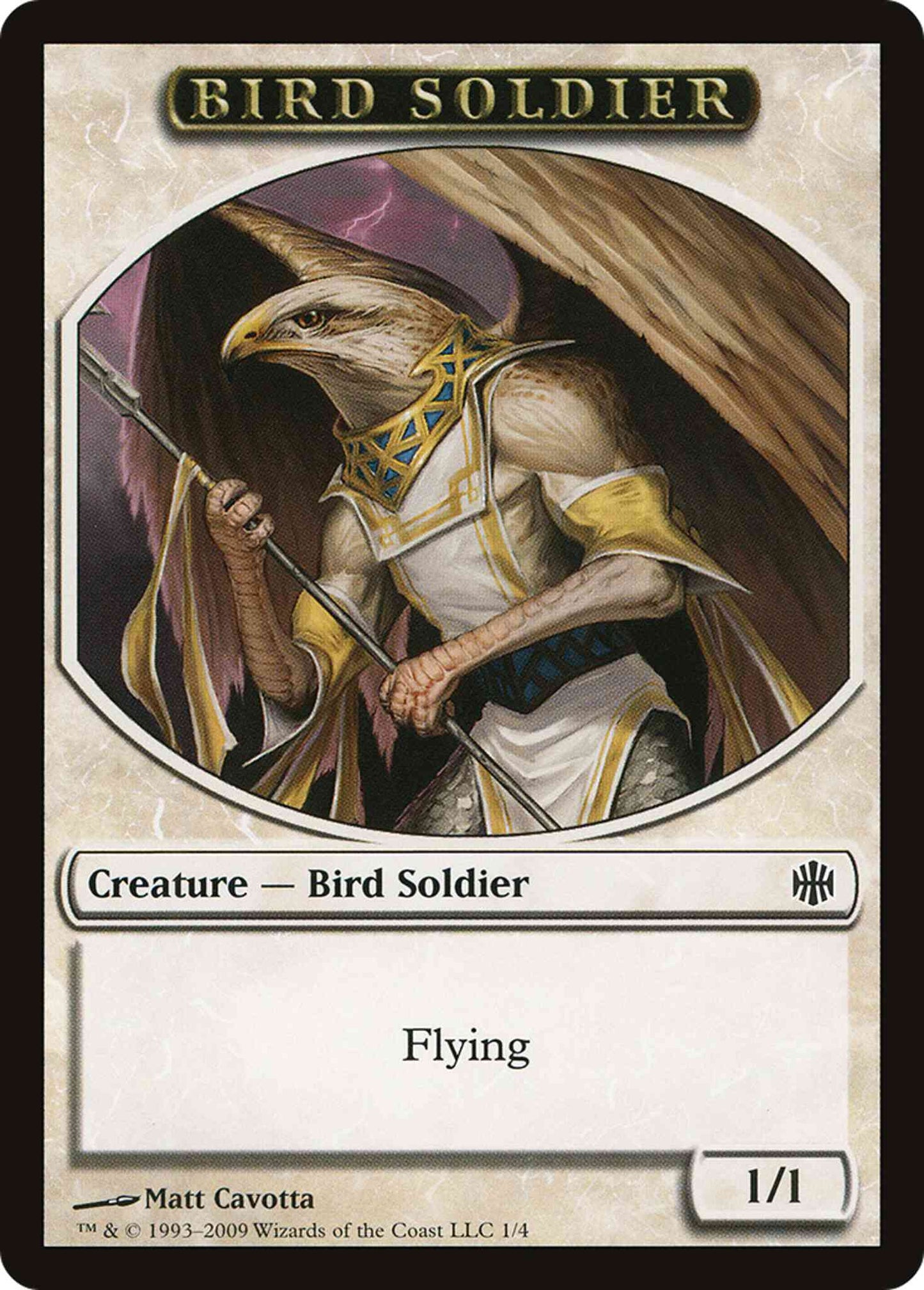 Bird Soldier Token [01] [Alara Reborn Tokens] [Non-Foil]