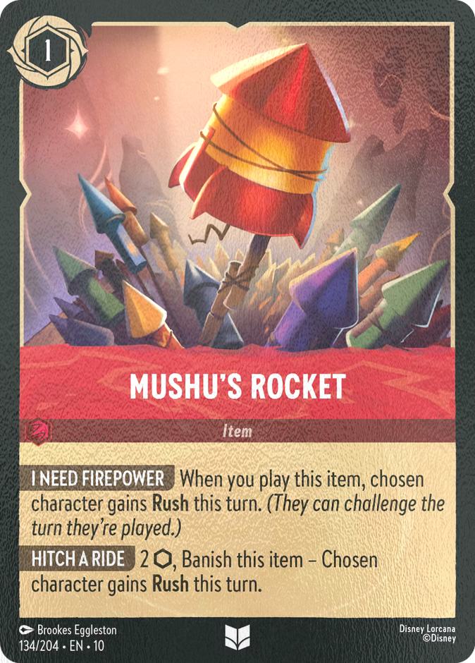 Mushu's Rocket - 134/204 [Whispers in the Well] [Cold Foil]