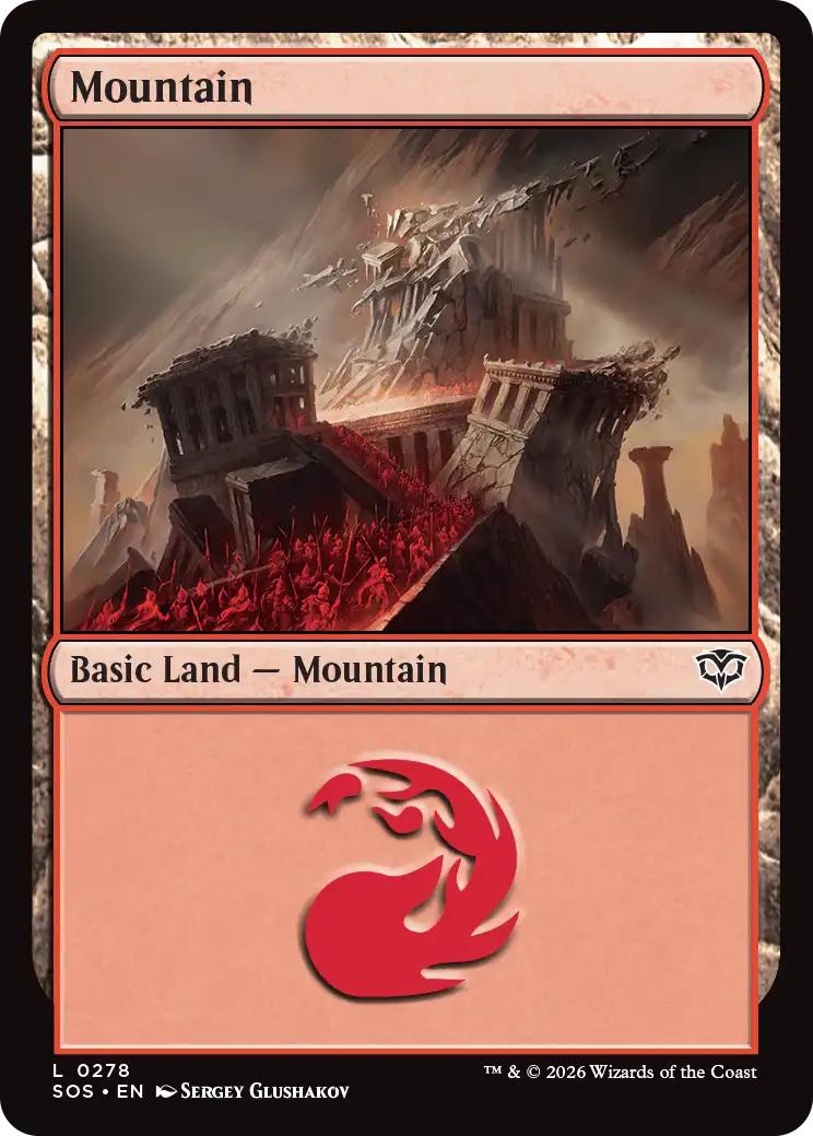 Mountain [278] [Secrets of Strixhaven] [Non-Foil]