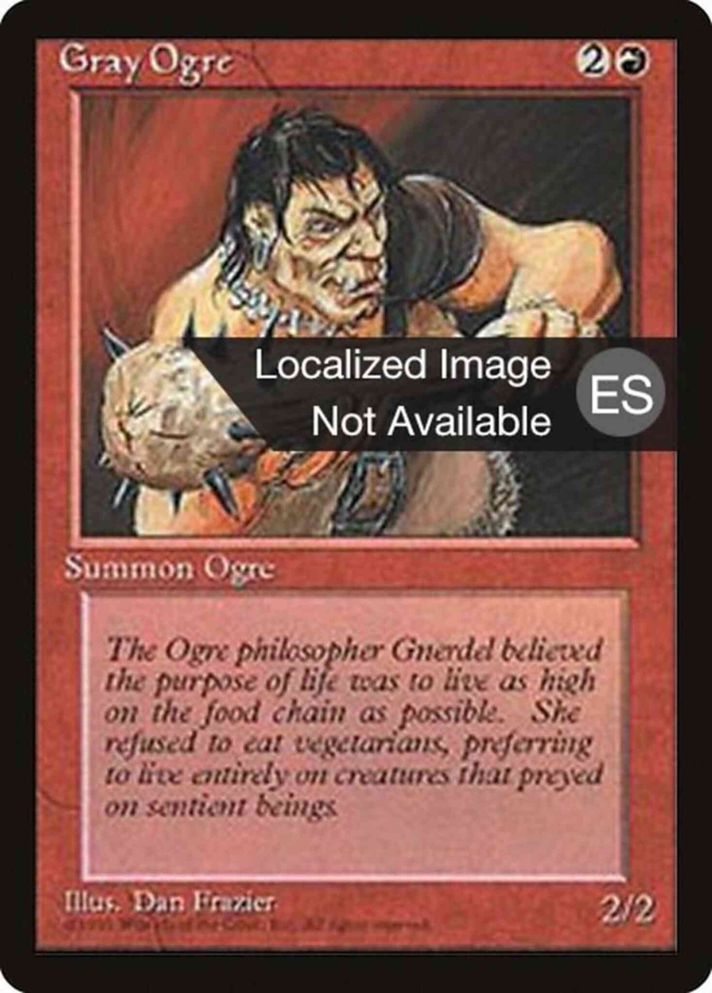 Gray Ogre - Korean [200] [Fourth Edition Black Border: Korean] [Non-Foil]