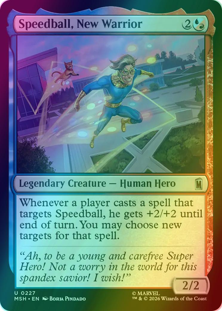 Speedball, New Warrior [227] [Marvel Super Heroes] [Foil]