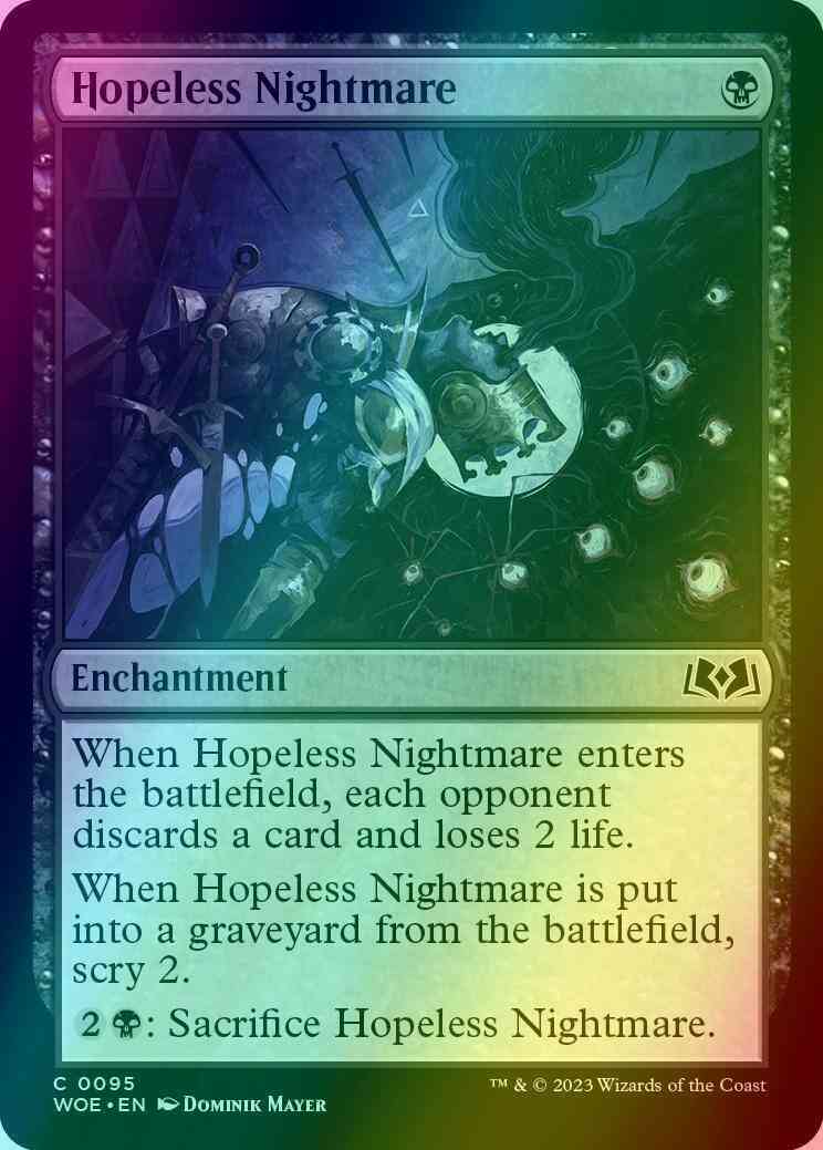 Hopeless Nightmare [95] [Wilds of Eldraine] [Foil]