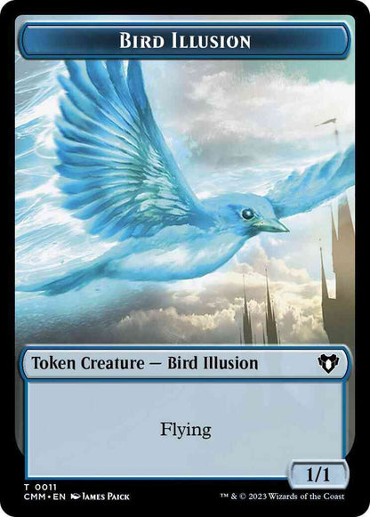 Bird Illusion Token (11) // Zombie Token (19) [Commander Masters: Tokens] [Non-Foil]