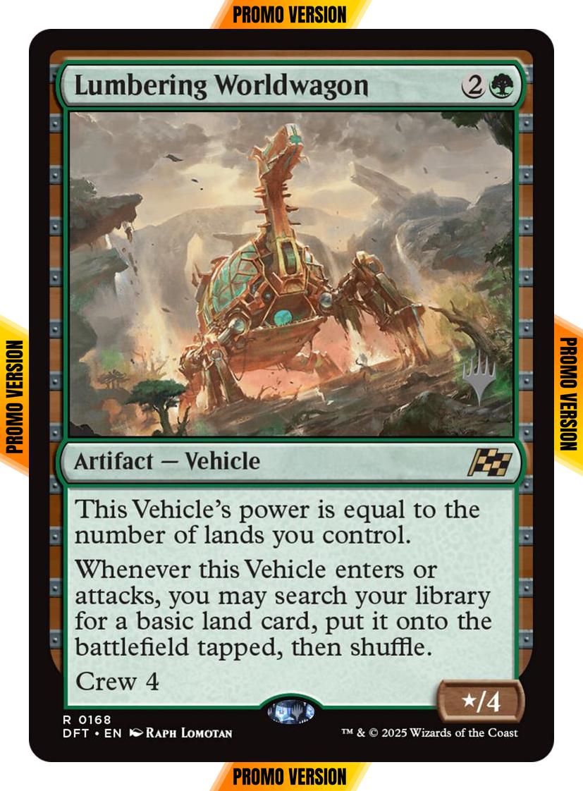 Lumbering Worldwagon [168p] [Promo Pack] [Aetherdrift: Promos] [Non-Foil]