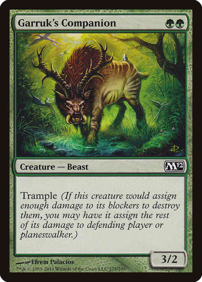 Garruk's Companion [175] [Magic 2012] [Non-Foil]