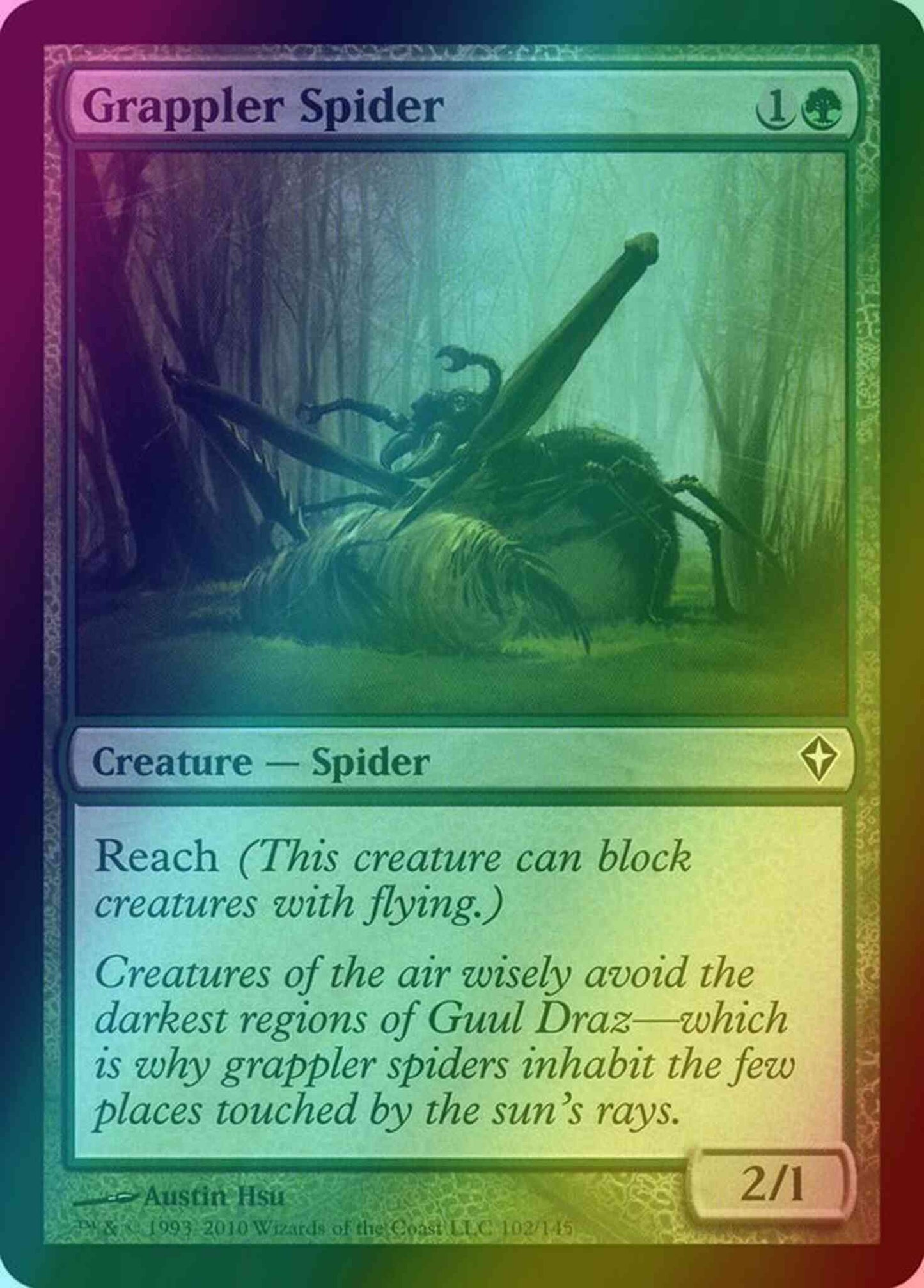 Grappler Spider [102] [Worldwake] [Foil]