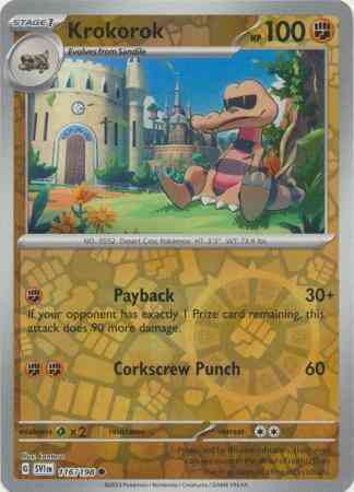 Krokorok - 116/198 - Common [sv01-116] [Reverse Holo]
