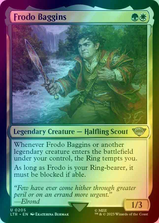 Frodo Baggins [205] [The Lord of the Rings: Tales of Middle-earth] [Foil]