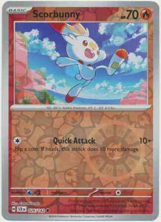 Scorbunny - 026/142 - Common [sv07-026] [Reverse Holo]