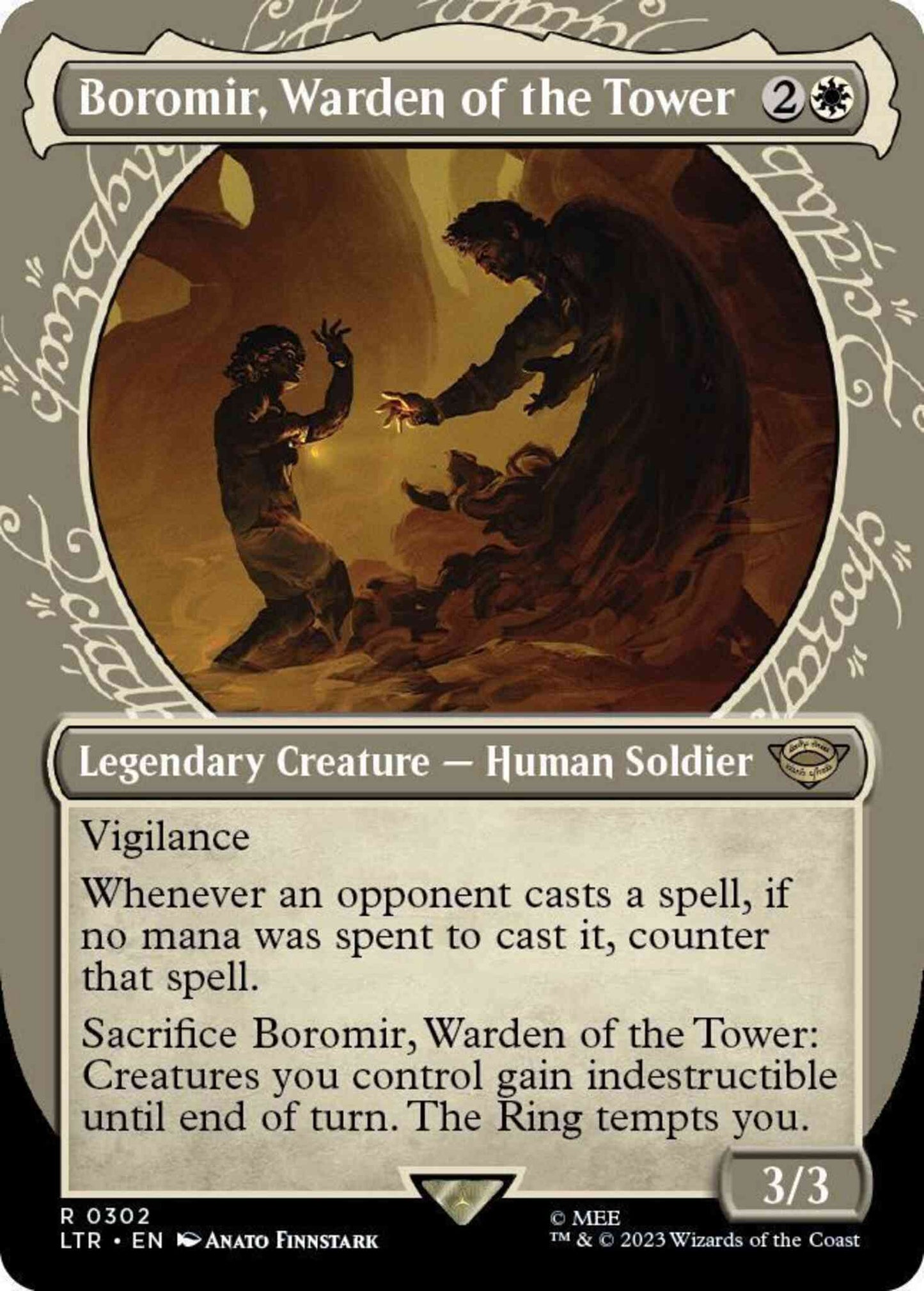 Boromir, Warden of the Tower [302] [Ring Showcase] [The Lord of the Rings: Tales of Middle-earth] [Non-Foil]