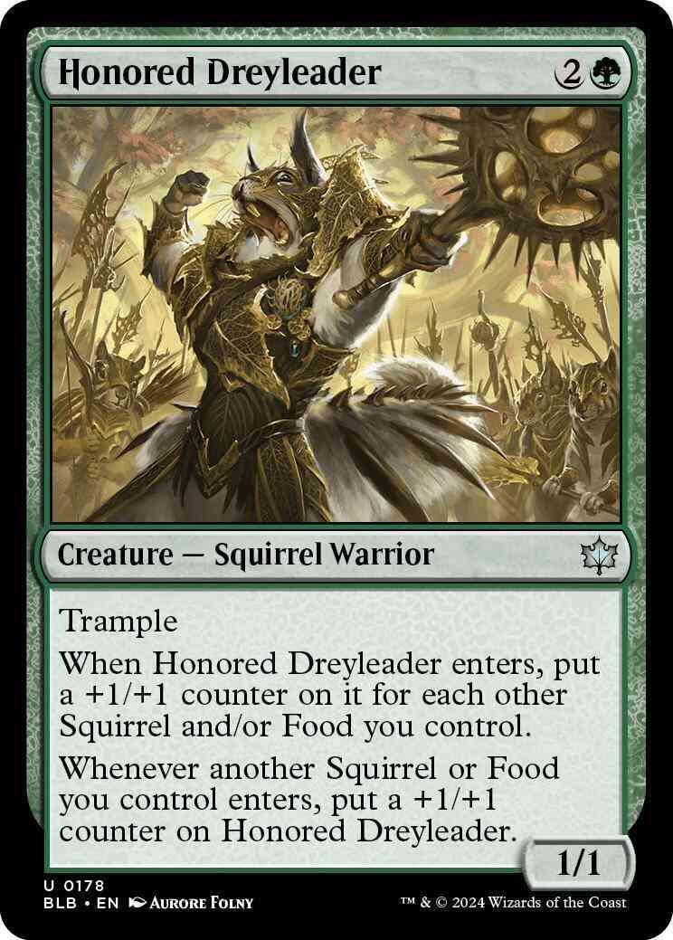 Honored Dreyleader [178] [Bloomburrow] [Non-Foil]