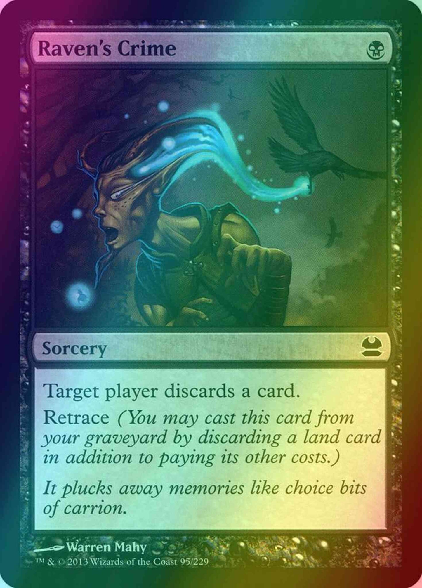 Raven's Crime [95] [Modern Masters] [Foil]